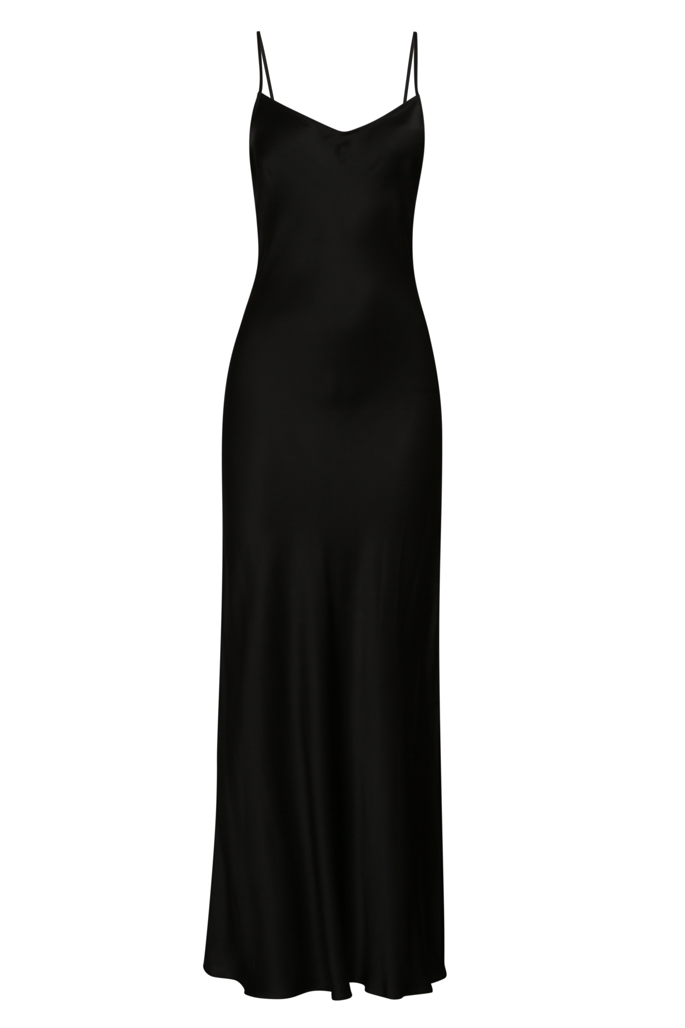 Elvira Silk Slip Dress - Black New Edition – Sunday Archives